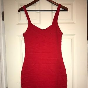 Red Fitted Dress